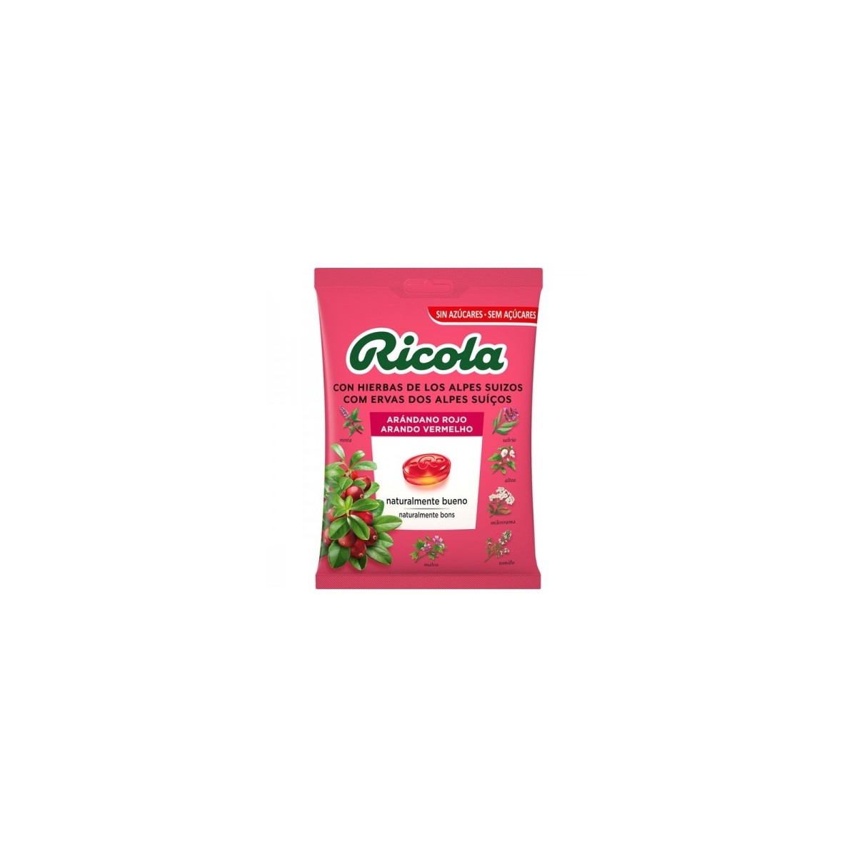 RICOLA CARAMELOS SIN AZUCAR 1 BOLSA 70 g SABOR...