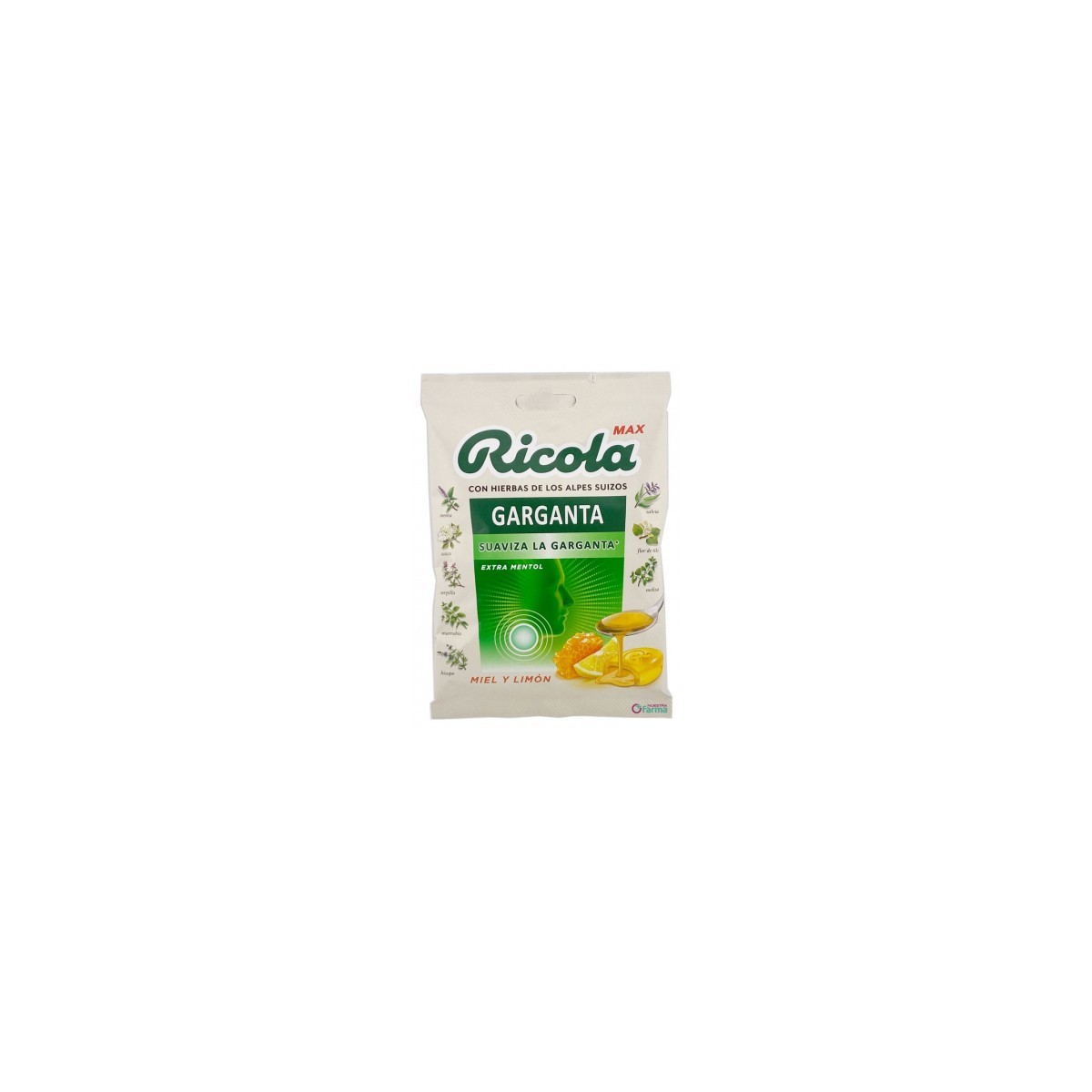 RICOLA MAX CARAMELOS 1 BOLSA 70 g SABOR MIEL Y...