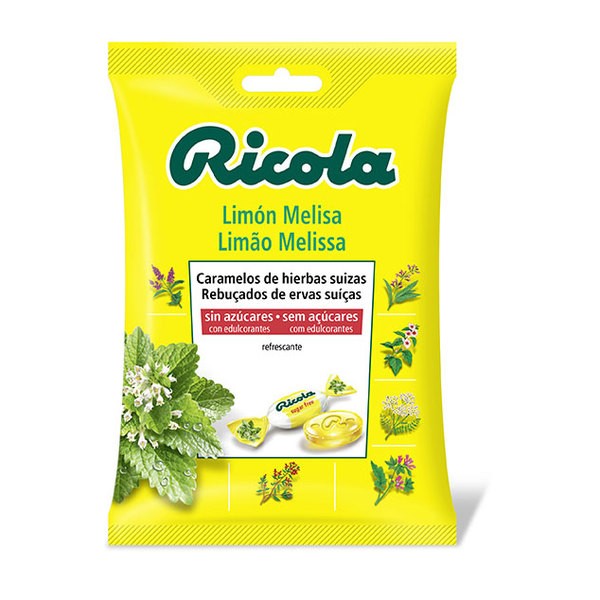 RICOLA CARAMELOS SIN AZUCAR 1 BOLSA 70 g SABOR LIMON