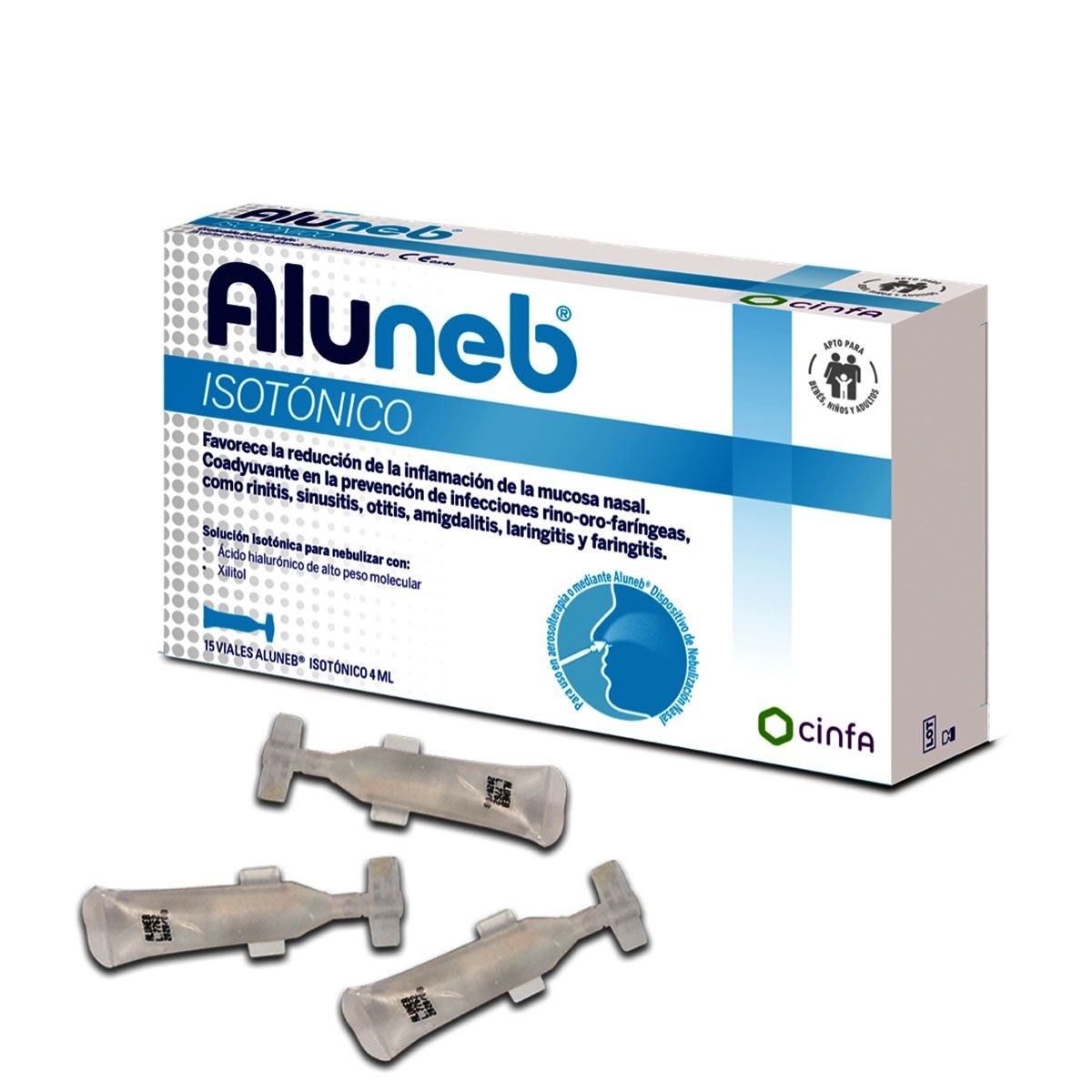 ALUNEB ISOTONICO 15 VIALES 4 ml