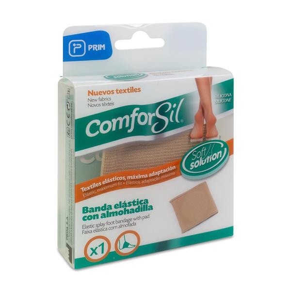 BANDA CON ALMOHADILLA COMFORSIL SILICONA ELASTICA 1 UNIDAD TALLA L CC229L