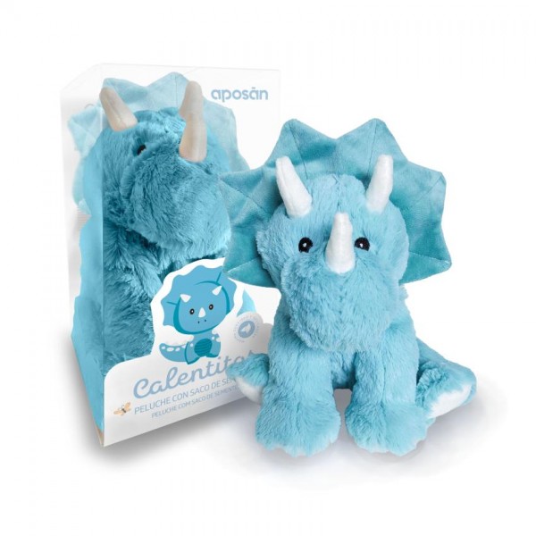 APOSAN CALENTITOS DINOSAURIO AZUL