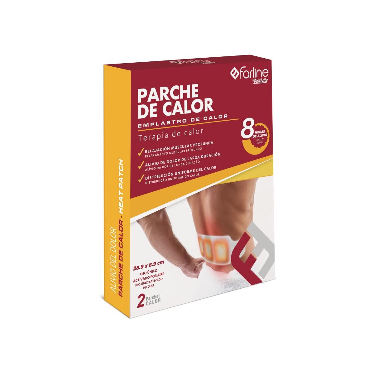 FARLINE ACTIVITY PARCHE CALOR 2 UNIDADES 28,9...