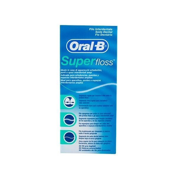 ORALB SEDA DENTAL SUPERFLOSS 50 M