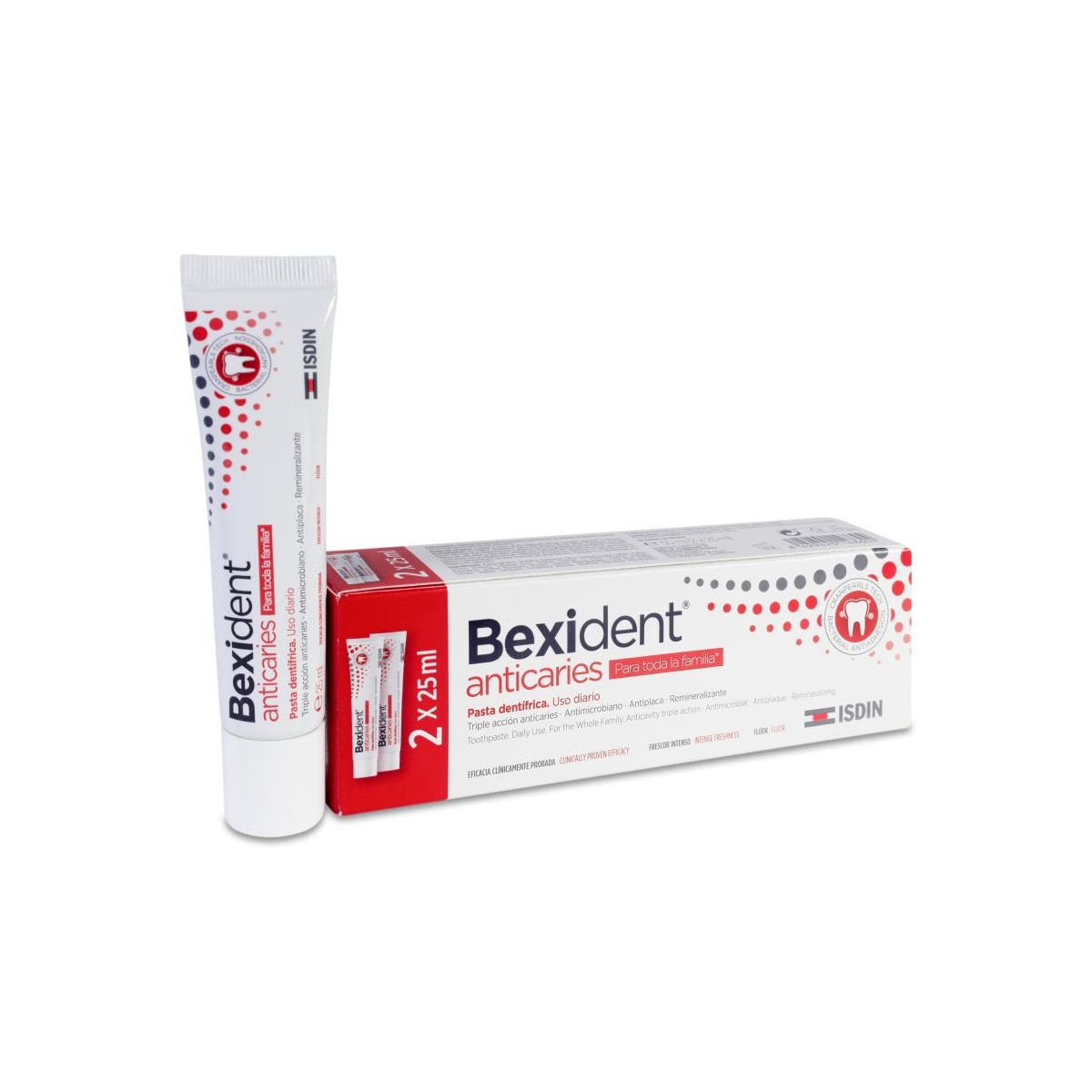 BEXIDENT SMILE&GO ANTICARIES PASTA 2 ENVASES 25 ml