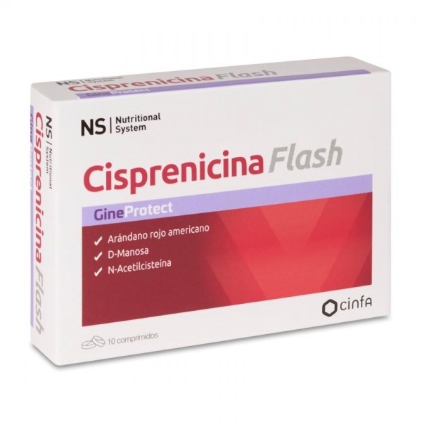 NS GINEPROTECT CISPRENICINA FLASH 10 COMPRIMIDOS