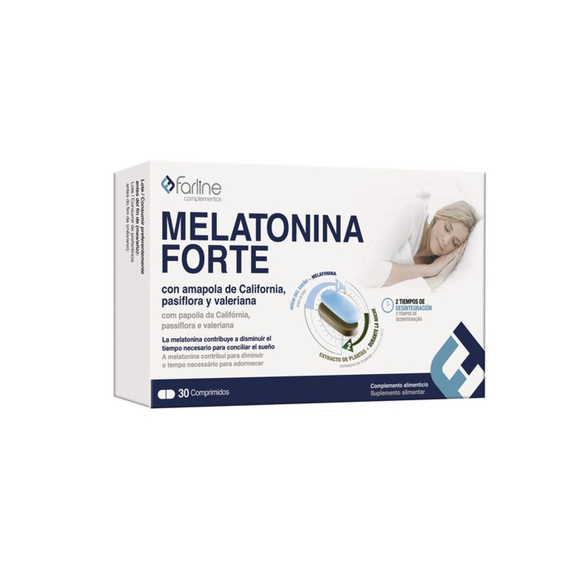 FARLINE COMPLEMENTOS MELATONINA FORTE CON...