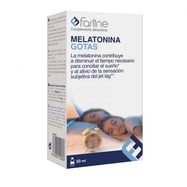 FARLINE COMPLEMENTOS MELATONINA GOTAS 1 FRASCO 30 ml