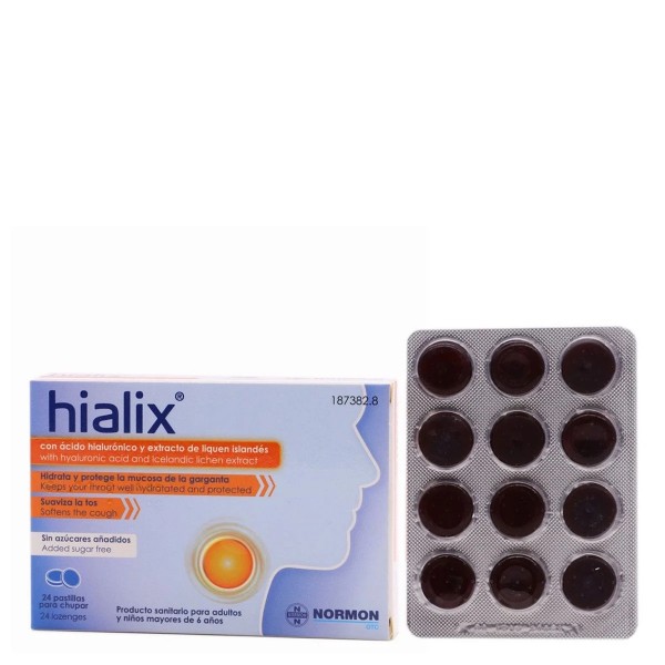 HIALIX 24 PASTILLAS PARA CHUPAR