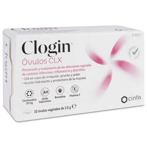 CLOGIN OVULOS CLX 10 UNIDADES 2 g