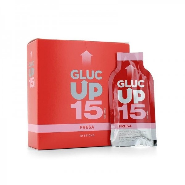 GLUC UP 15 FAES FARMA 5 STICKS SABOR FRESA