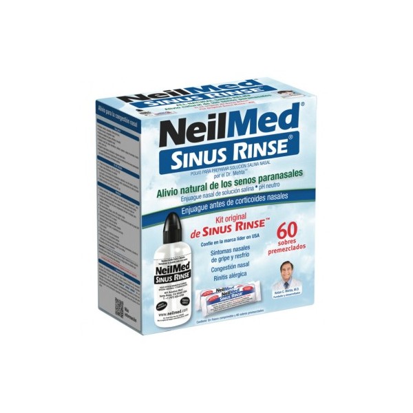 NEILMED SINUS RINSE KIT 1 FRASCO 240 ml + 60 SOBRES