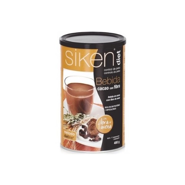 SIKEN DIET BEBIDA DE CACAO CON FIBRA 1 ENVASE 400 g