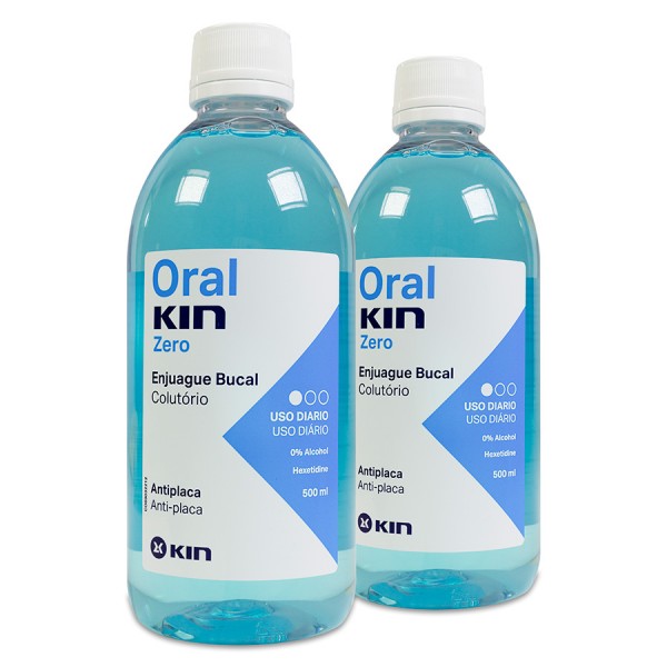 ORALKIN ZERO ENJUAGUE BUCAL 2 FRASCOS 500 ml PACK