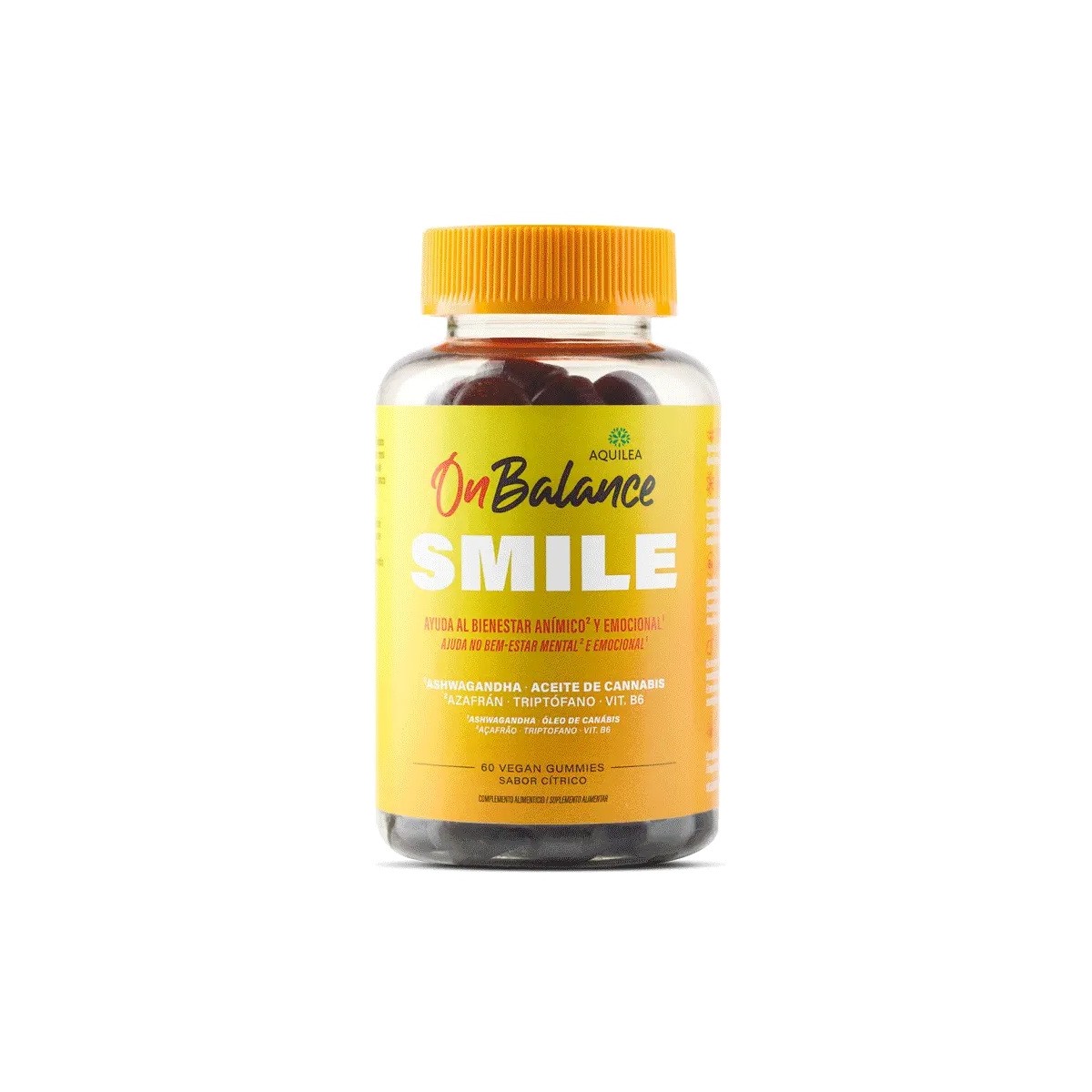 AQUILEA ONBALANCE SMILE 60 GOMINOLAS SABOR CITRICO