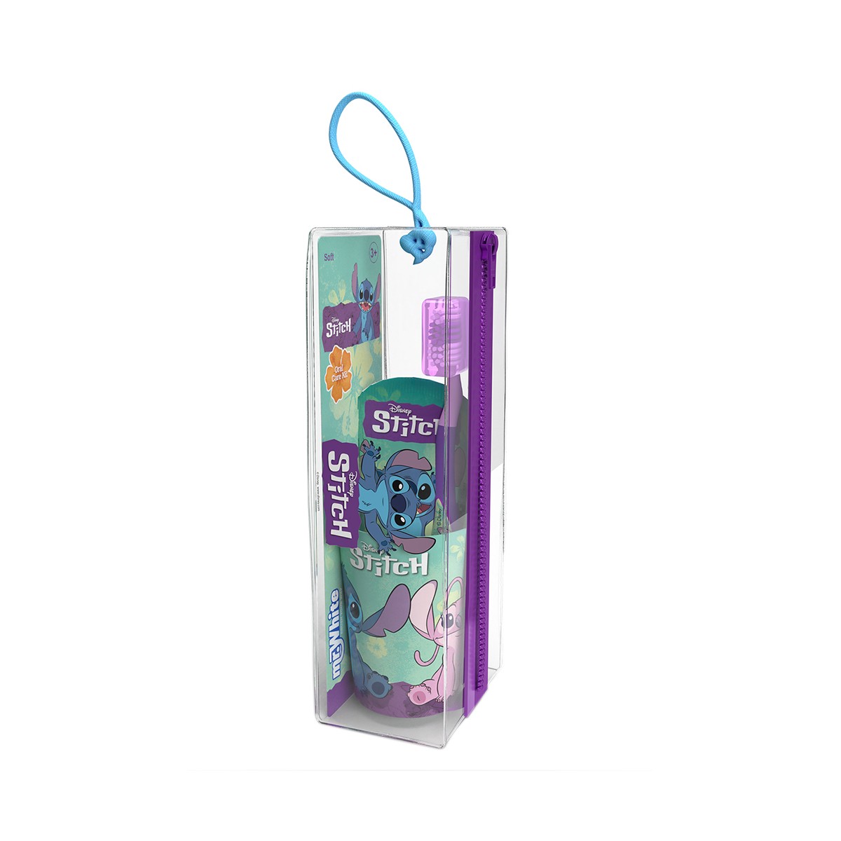 STITCH ESTUCHE INFANTIL VASO+PASTA DE DIENTES+...
