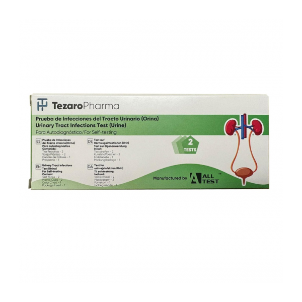 TEST TEZARO PHARMA ALL TEST DE MENOPAUSIA FSH DE DETECCIÓN RÁPIDA EN ORINA 1 PRUEBA