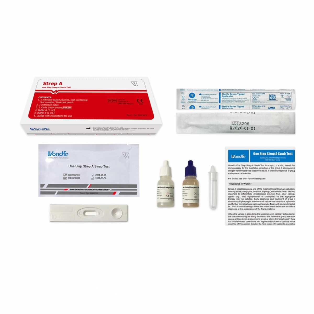 TEST TEZARO PHARMA WONDFO DE ESTREPTOCOCO A DE...