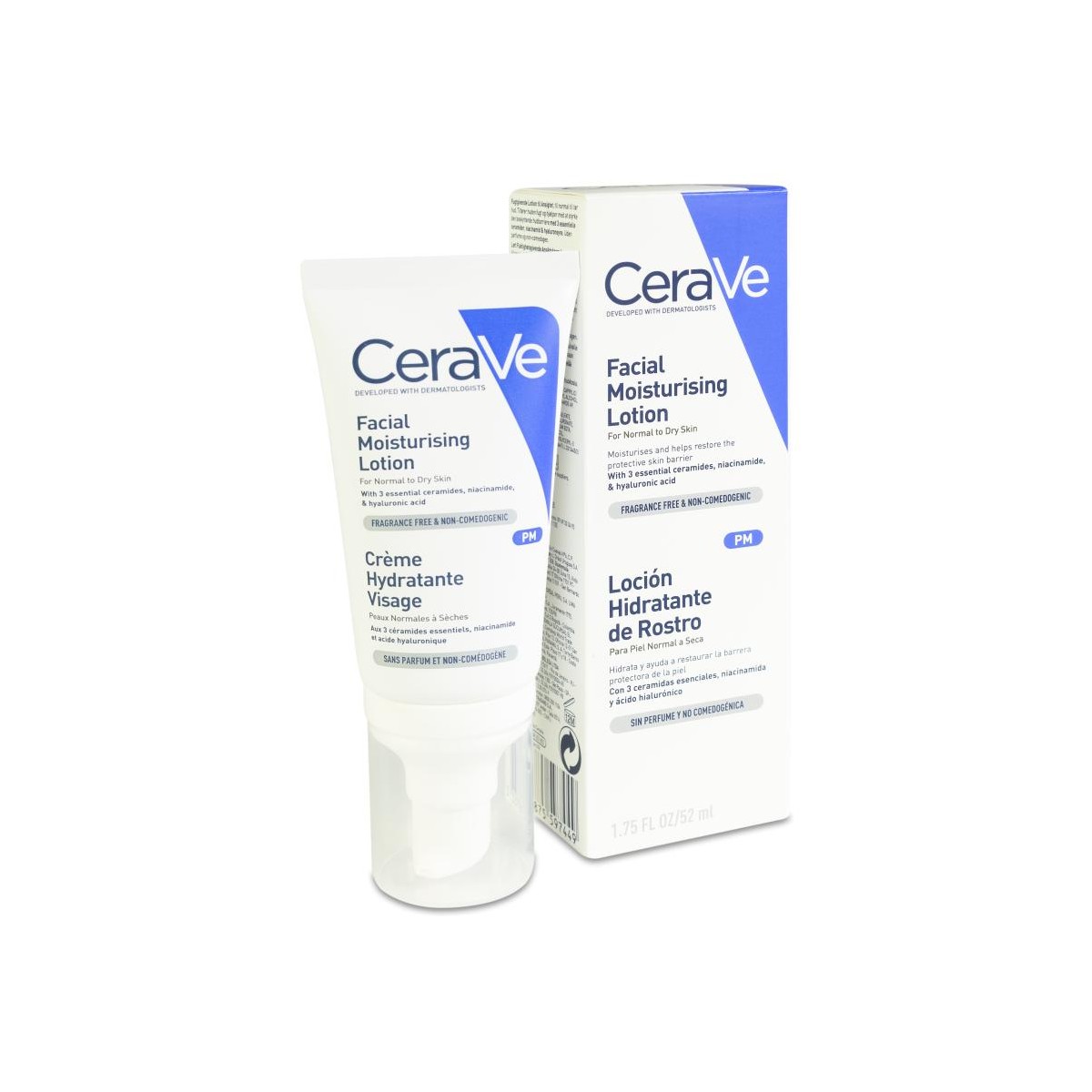 LOCION HIDRATANTE DE ROSTRO PIEL NORMAL CERAVE...