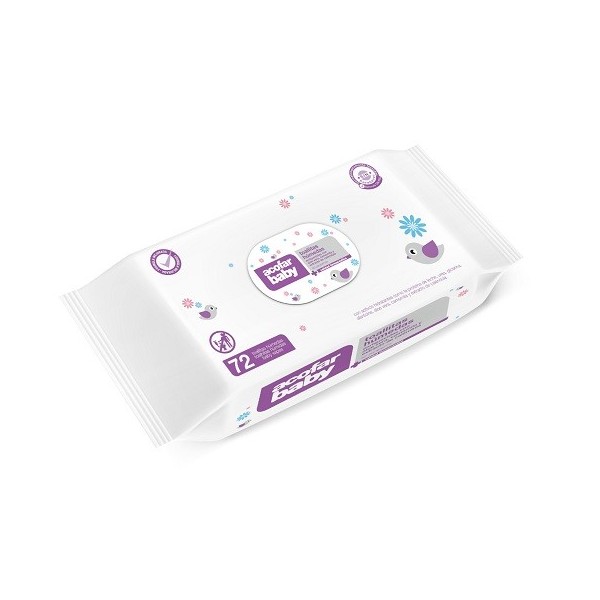 ACOFARBABY TOALLITAS HUMEDAS LIMPIADORAS 72 U