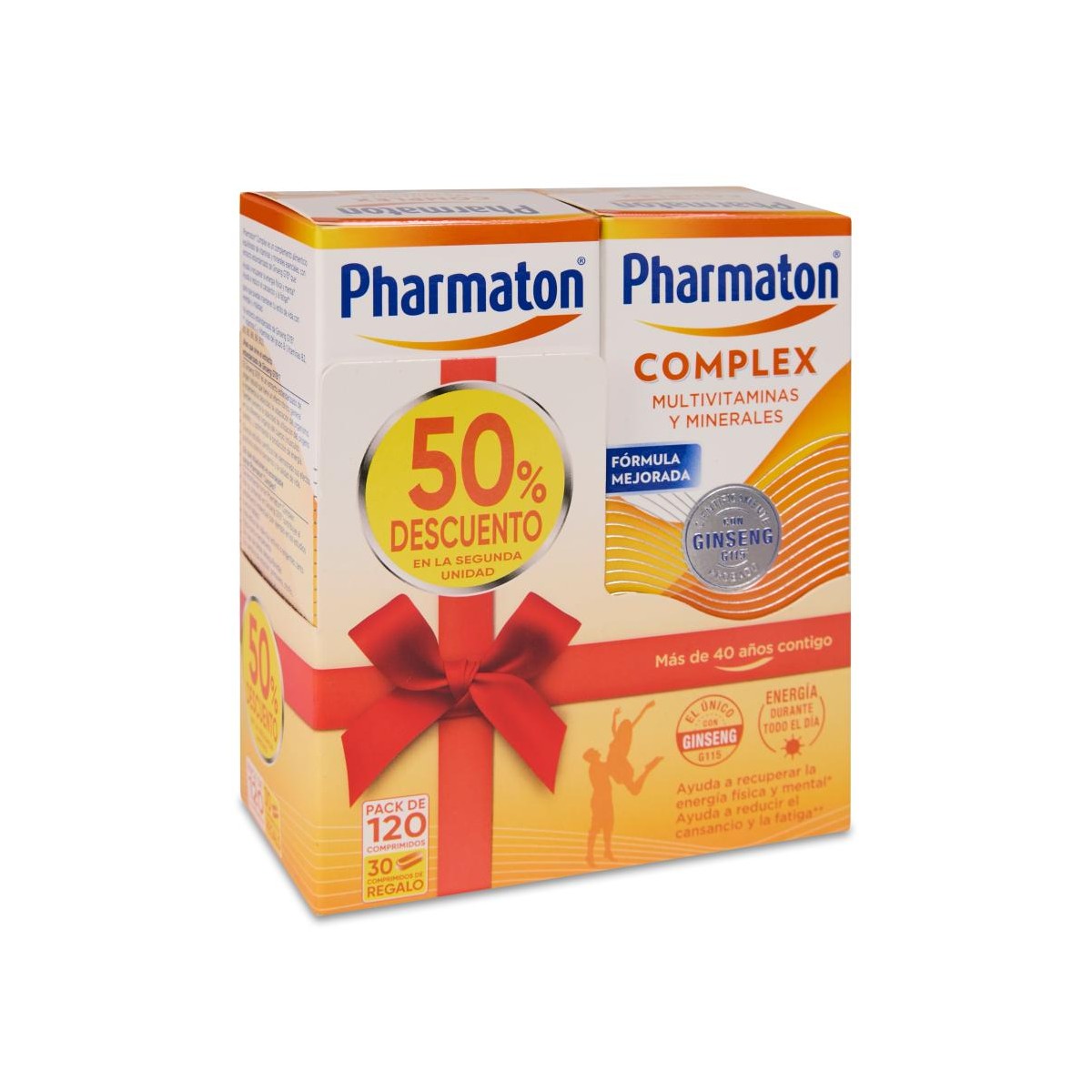 PHARMATON COMPLEX 2 ENVASES 60 COMPRIMIDOS PACK...