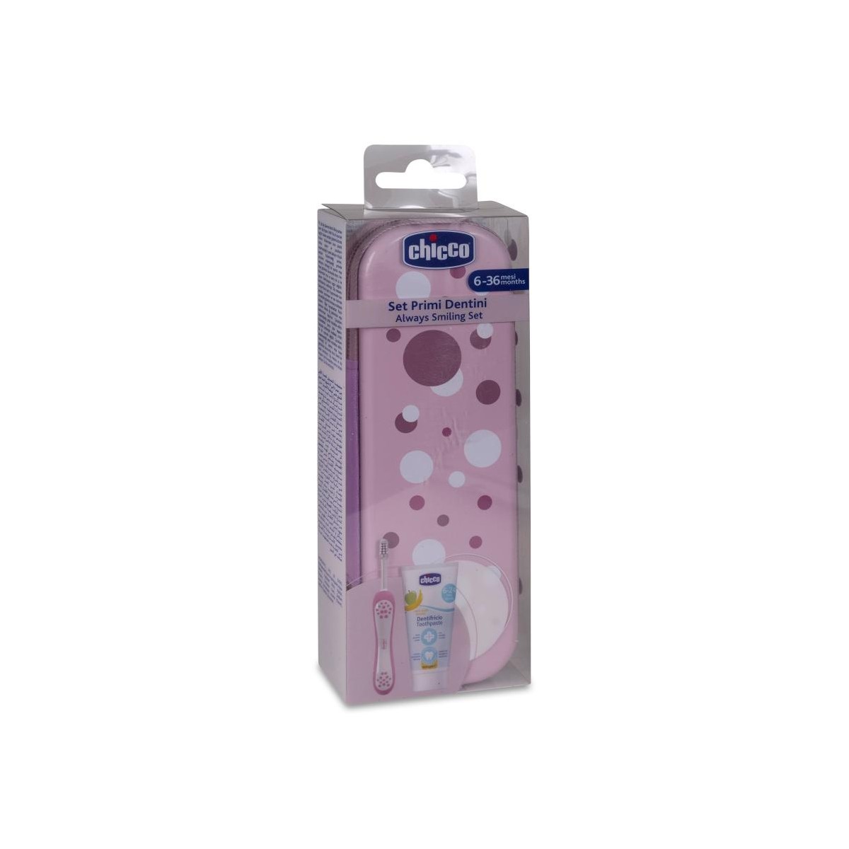 SET HIGIENE DENTAL INFANTIL CHICCO 6 - 36 MESES...