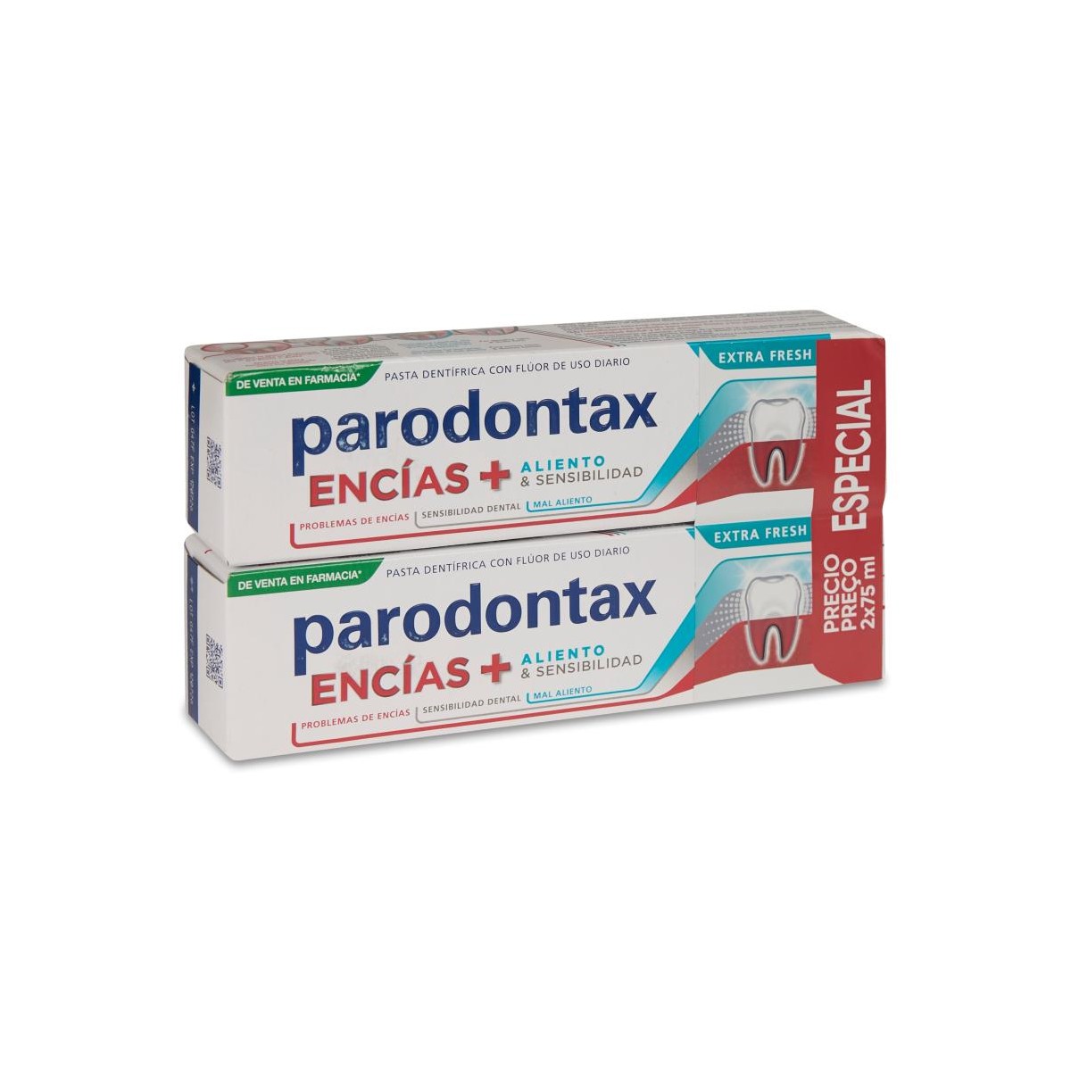 PARODONTAX ENCIAS + ALIENTO & SENSIBILIDAD...