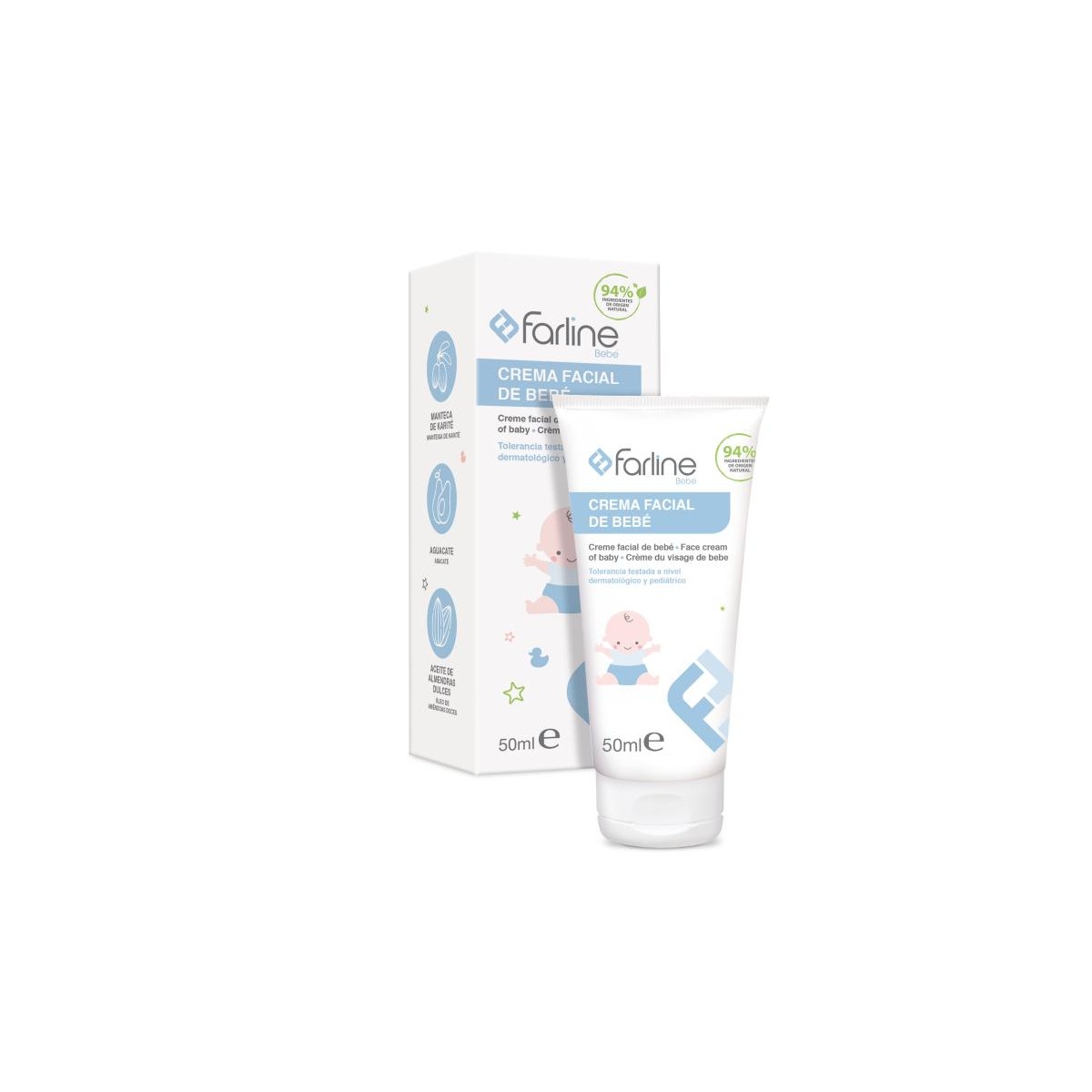FARLINE CREMA FACIAL DE BEBE 1 TUBO 100 ml
