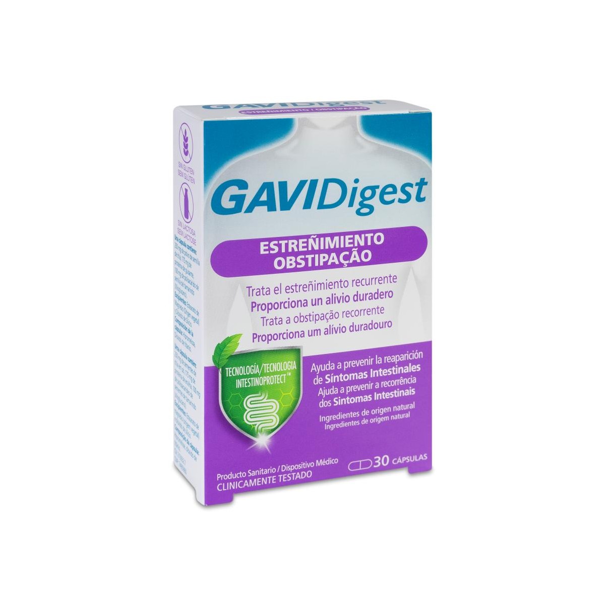 GAVIDIGEST ESTREÑIMIENTO 30 CAPSULAS