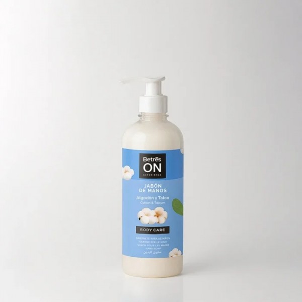 JABON DE MANOS BETRES ON DULCE DE ALGODON Y TALCO 500 ML