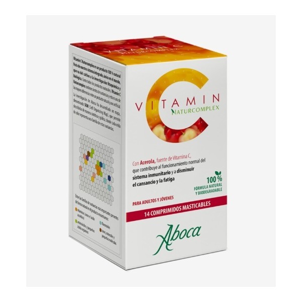 ABOCA VITAMINA C NATURCOMPLEX 14 COMPRIMIDOS MASTICABLES