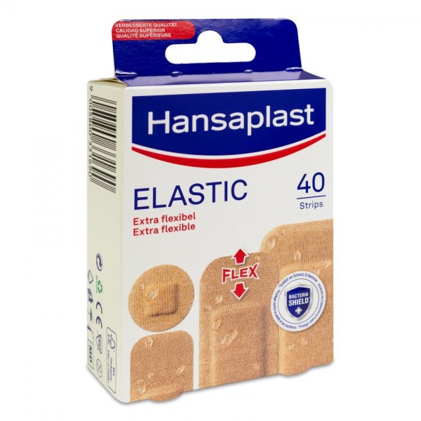 HANSAPLAST ELASTIC EXTRA FLEXIBLE SURTIDO 40 UNIDADES