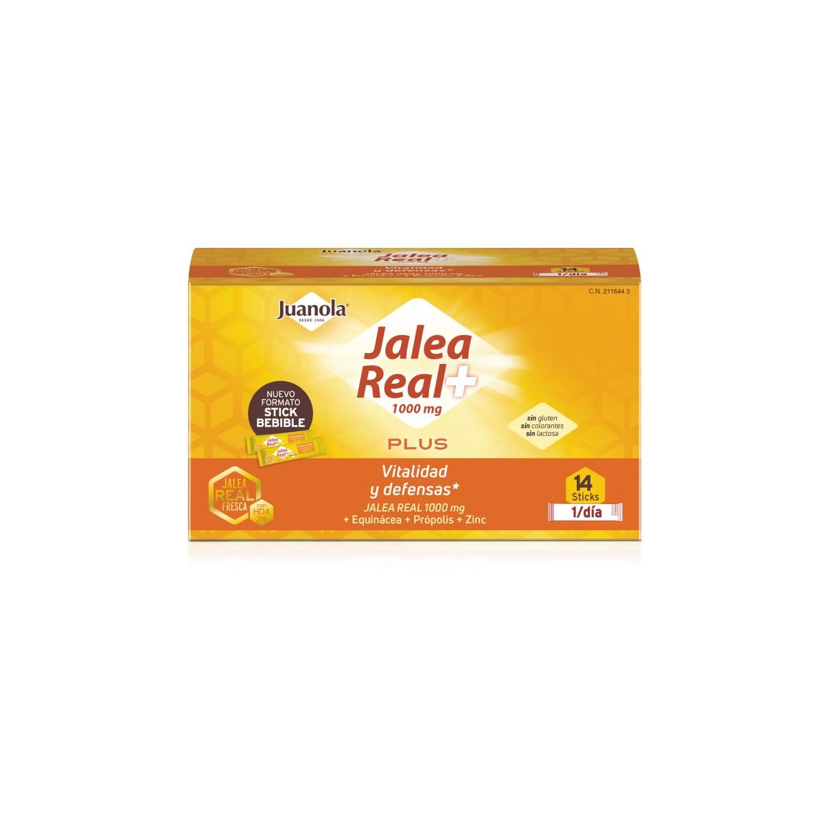 JUANOLA JALEA REAL PLUS 14 SOBRES 10 ml