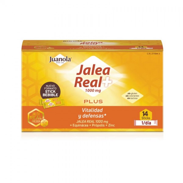 JUANOLA JALEA REAL PLUS 14 SOBRES 10 ml