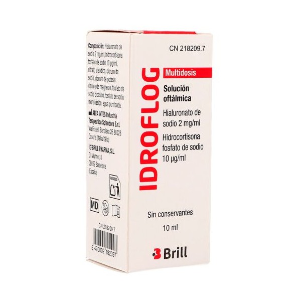 IDROFLOG SOLUCION OFTALMICA MULTIDOSIS 10ML