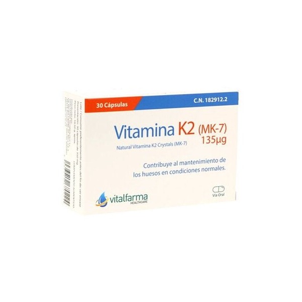 VITAMINA K2 (MK 7) 30 CAPSULAS