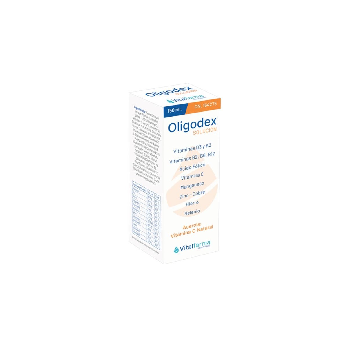 OLIGODEX SOLUCION 150ML