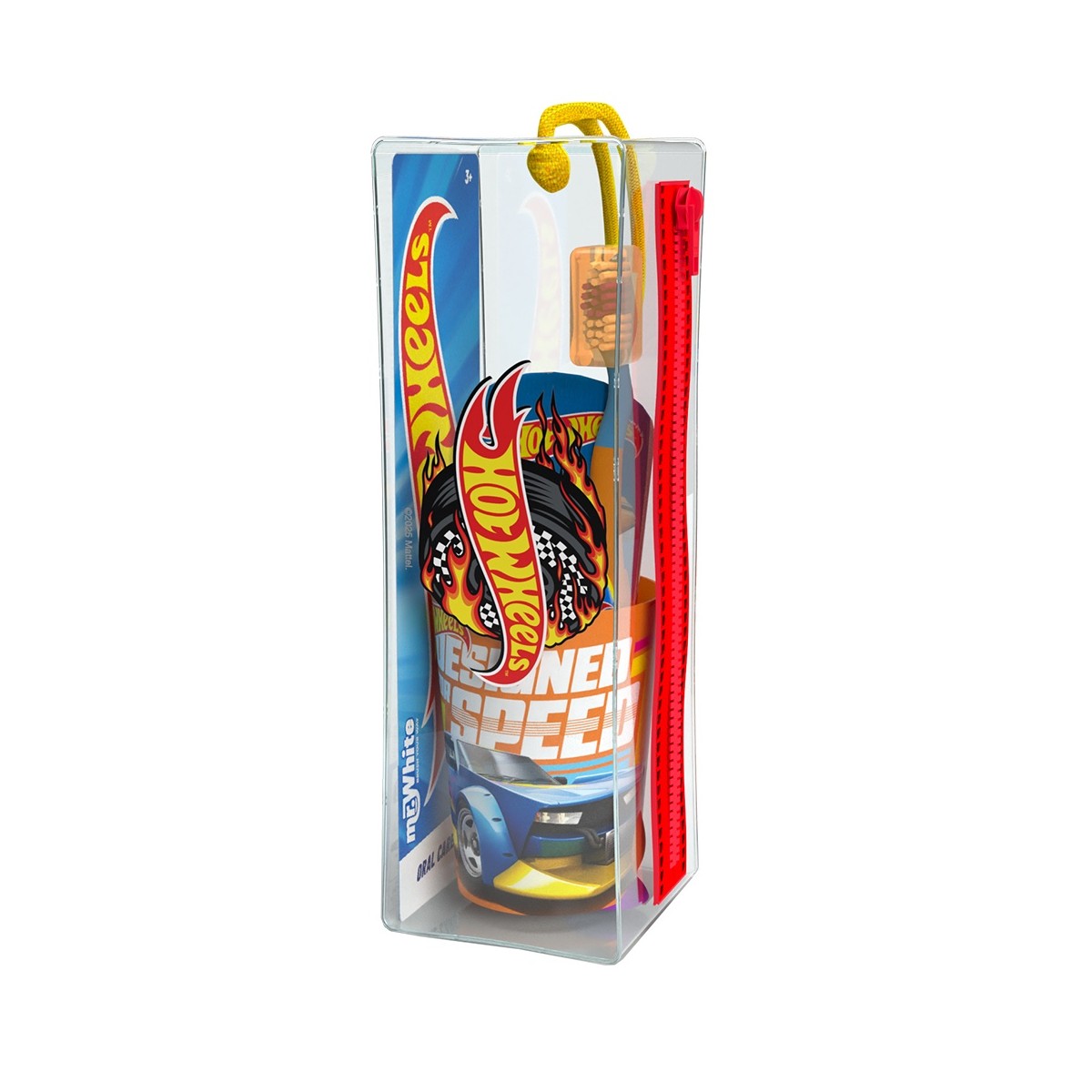 HOT WHEELS ESTUCHE INFANTIL VASO+PASTA DE...