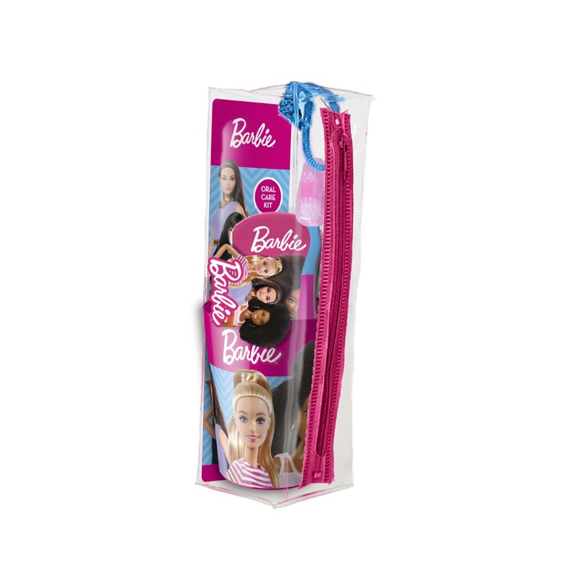 BARBIE ESTUCHE INFANTIL VASO+PASTA DE DIENTES+...