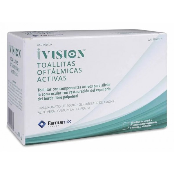 IVISION TOALLITAS ACTIVAS 20 UNIDADES
