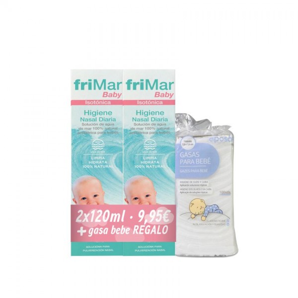 FARLINE FARMA FRIMAR BABY ISOTONICA 1 SPRAY 120 ml + REGALO GASA BEBE