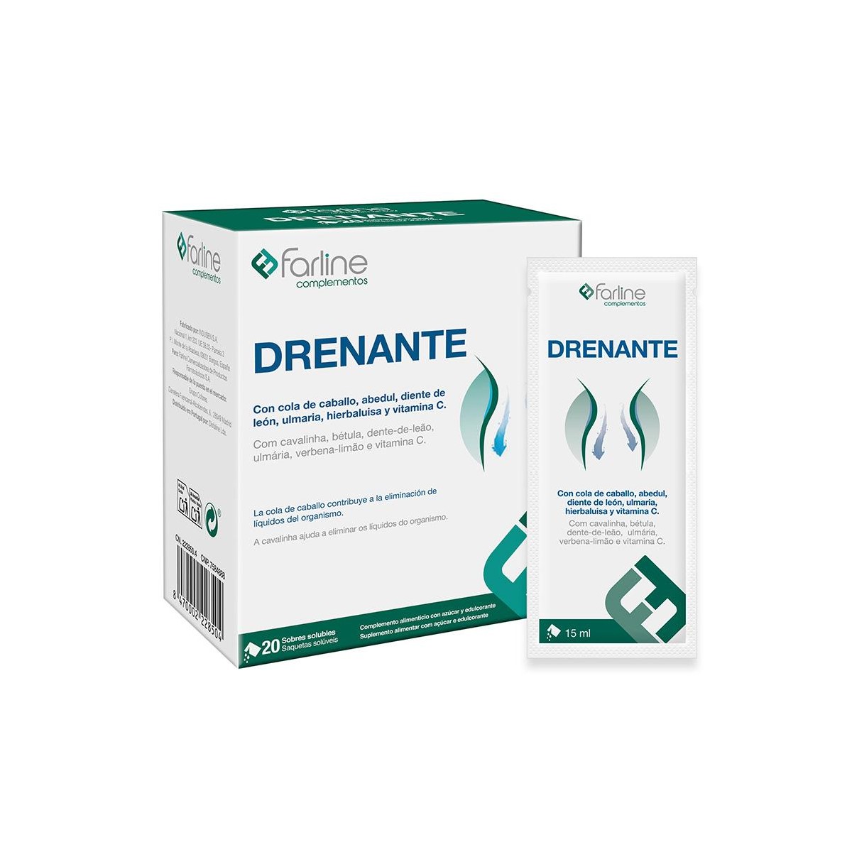 FARLINE COMPLEMENTOS DRENANTE 20 SOBRES