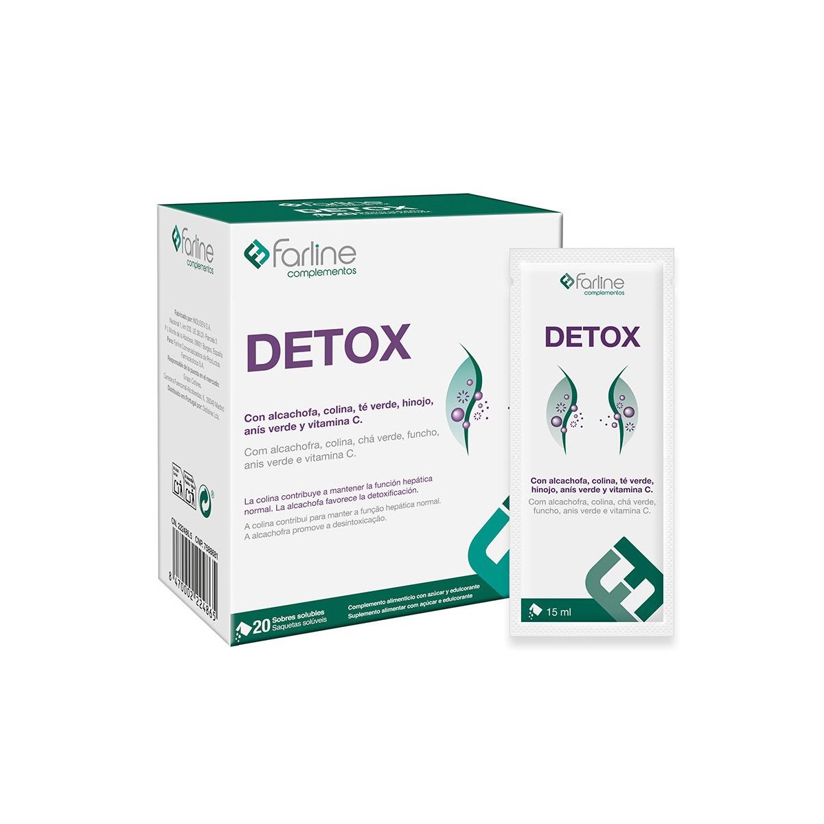 FARLINE COMPLEMENTOS DETOX 20 SOBRES