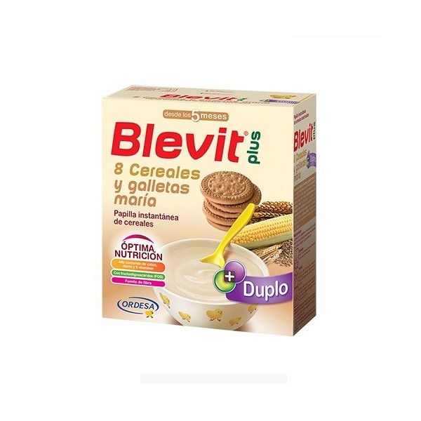 BLEVIT PLUS 8 CEREALES Y GALLETAS  DUPLO 600 G