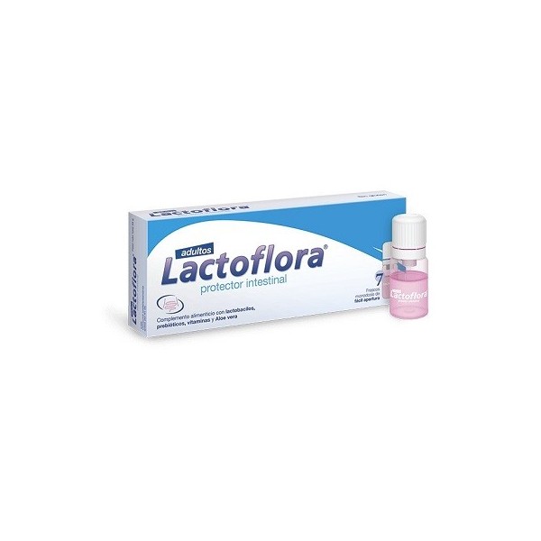 LACTOFLORA PROTECTOR INTESTINAL ADULTO 7 VIALES