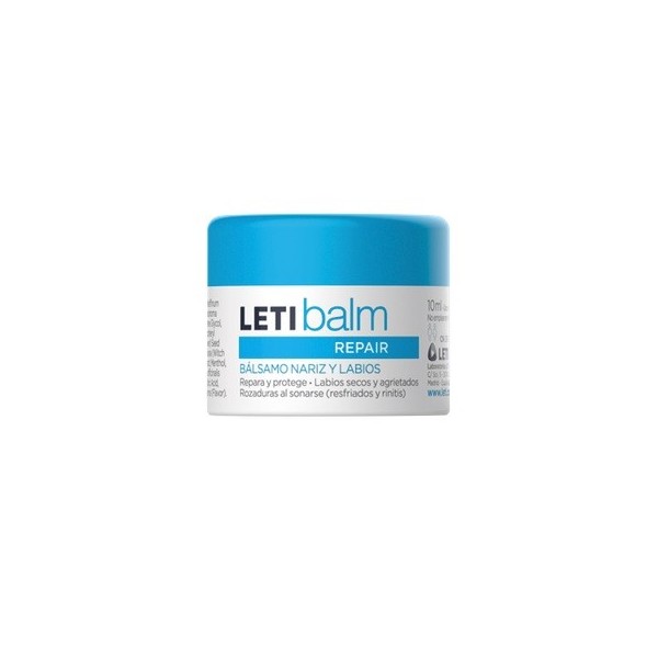 LETIBALM BÁLSAMO REPARADOR LABIOS Y NARIZ TARRO 10 ML