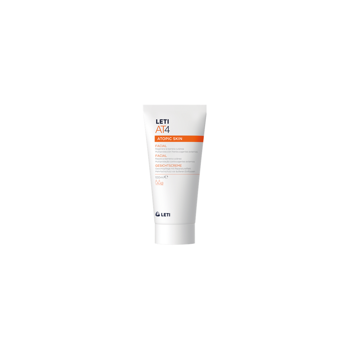 LETI AT4 CREMA FACIAL 1 TUBO 100 ml