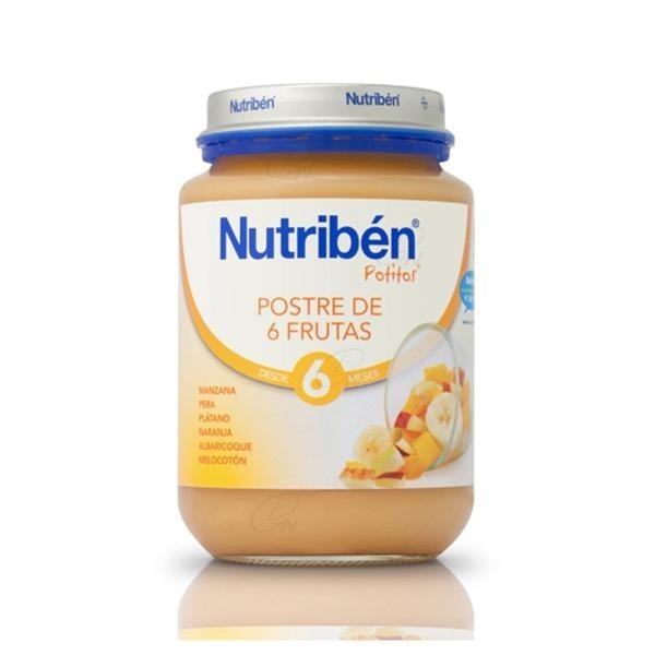 NUTRIBEN POSTRE DE 6 FRUTAS POTITO JUNIOR 200 G