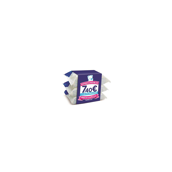 MUSTELA TRIO TOALLITAS PARA LA CARA 3x25 TOALLITAS