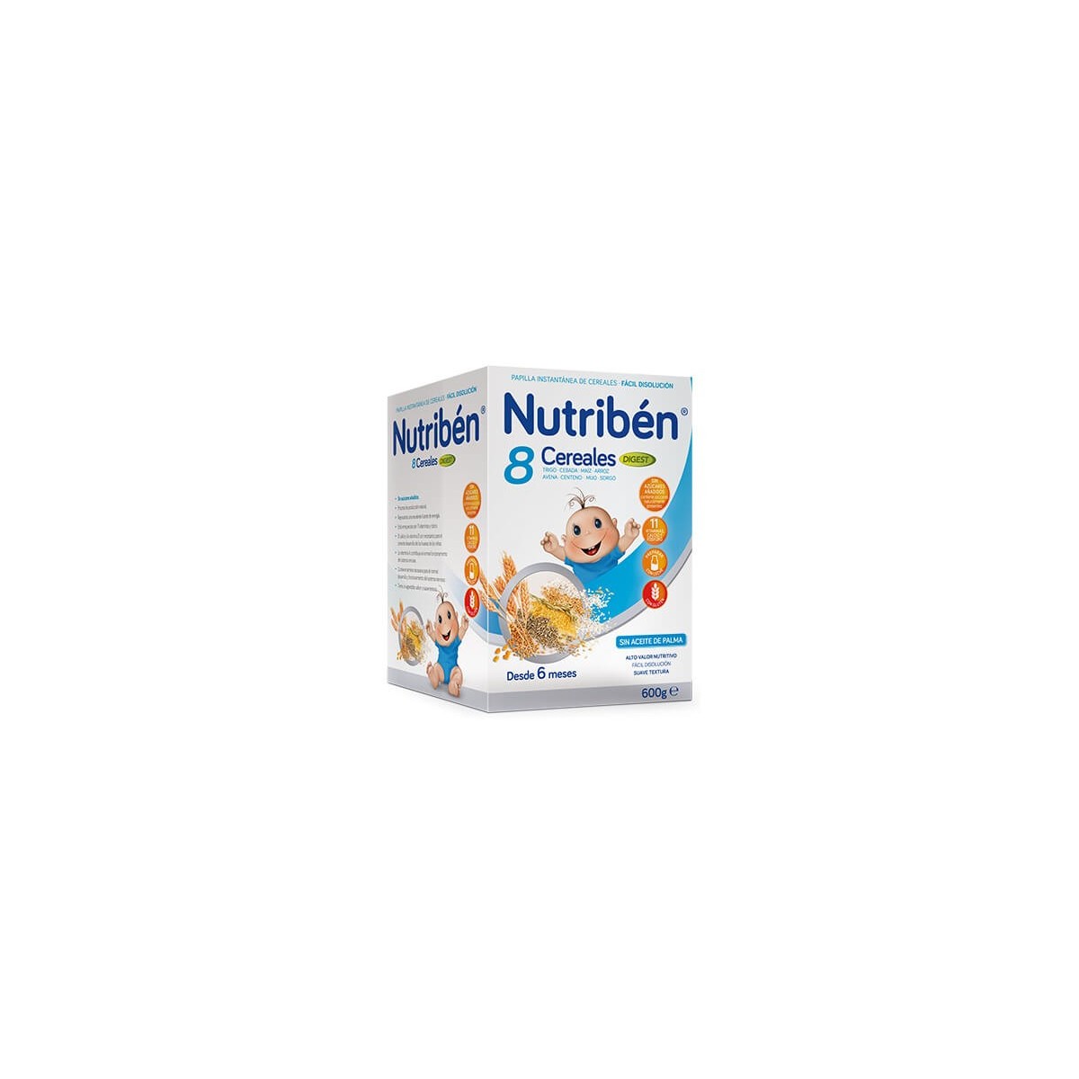 PAPILLA NUTRIBEN 8 CEREALES DIGEST 600 G